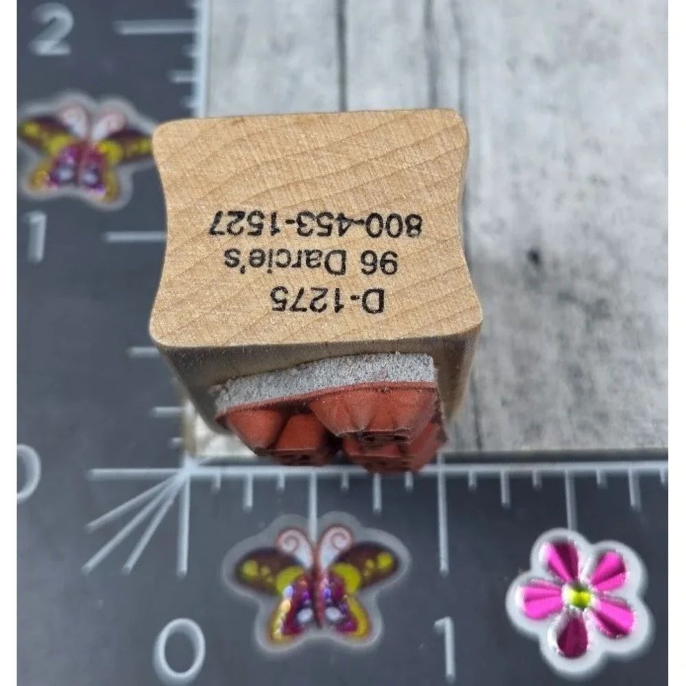 Darcie's Tea For You D1275 1996 Rubber Stamp Wood #J78